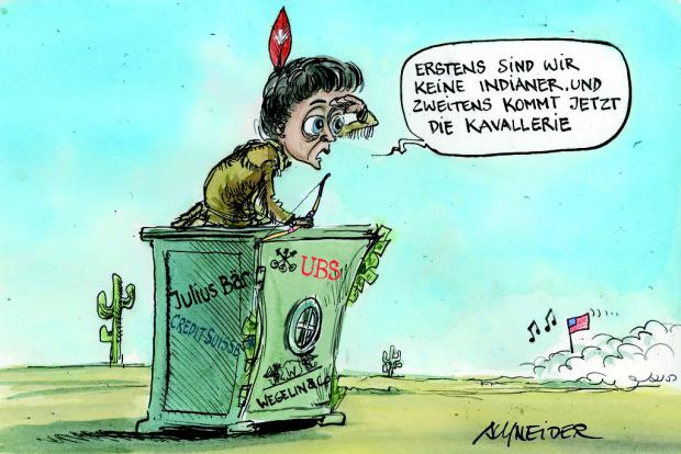 "Indianer und Kavallerie" von Carlo Schneider