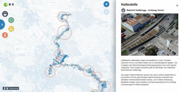 Details und Bilder gibt's zu jedem interkativen Punkt auf der Karte.