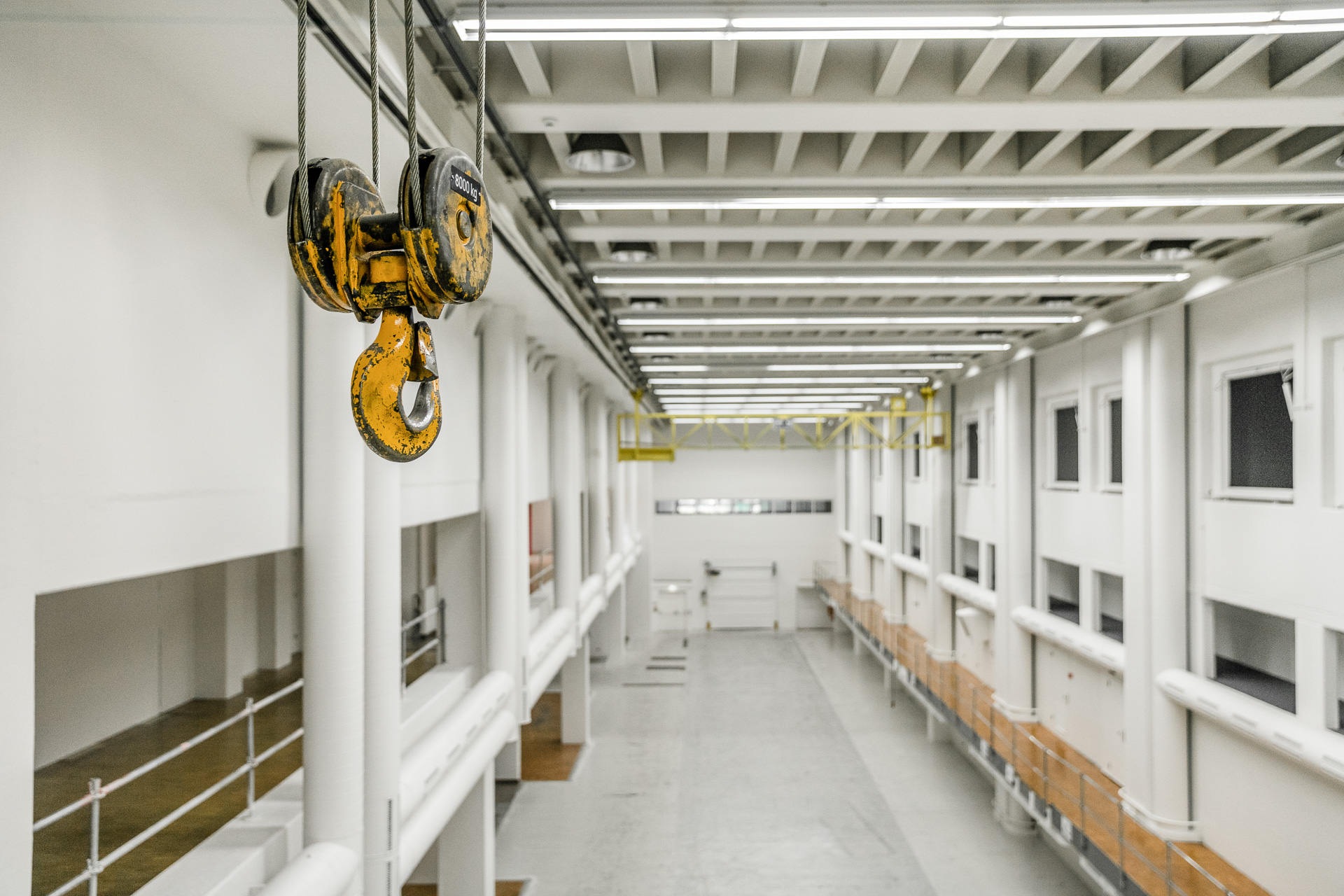 Alte Druckereihalle_Blick von der Galerie