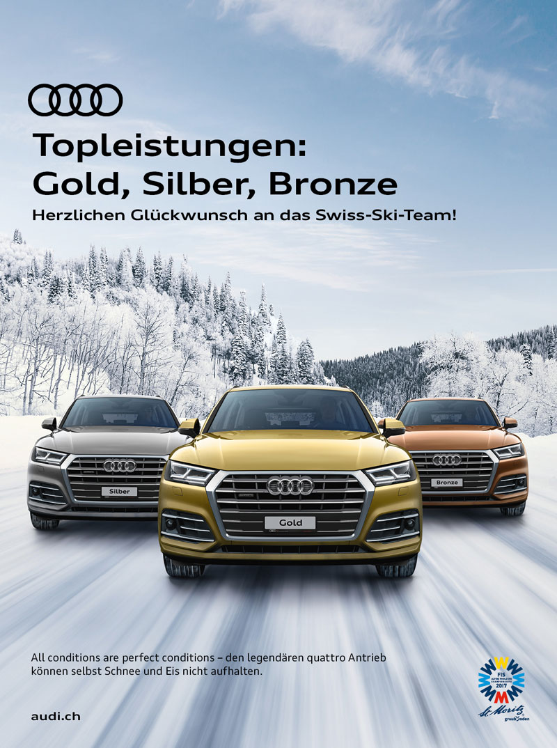 Audi Ski-WM Gratulation 2017-02-21