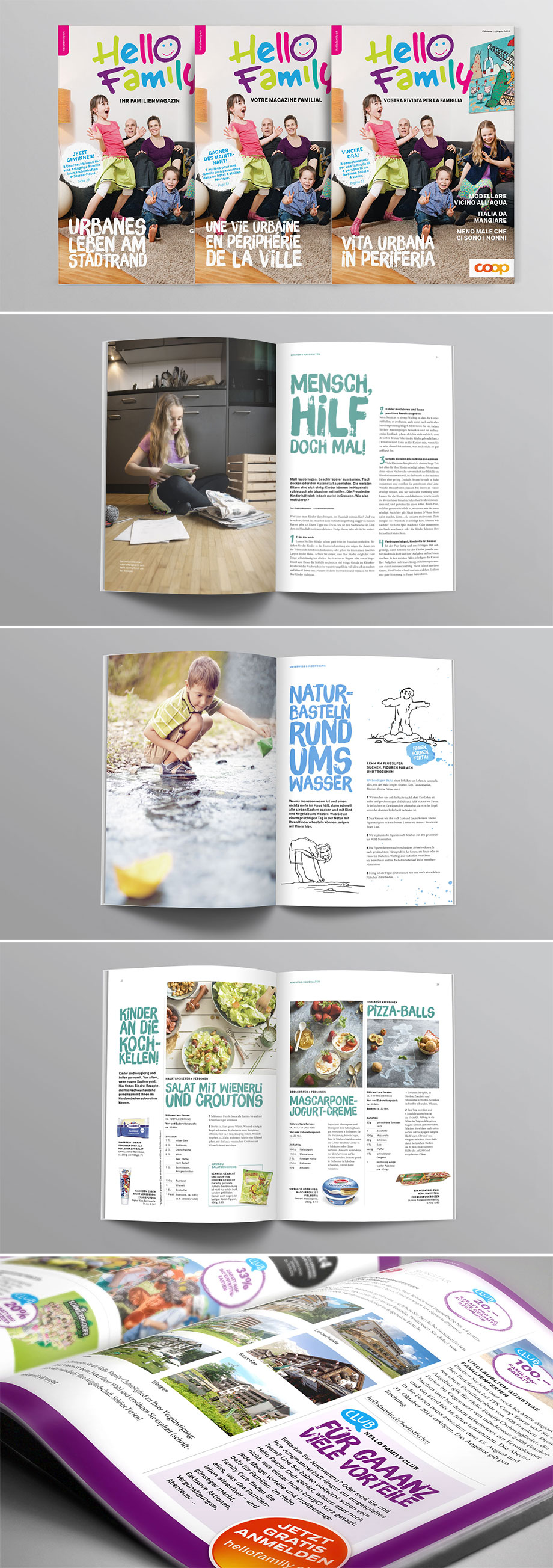 Coop Hello Family Magazin_Seiten