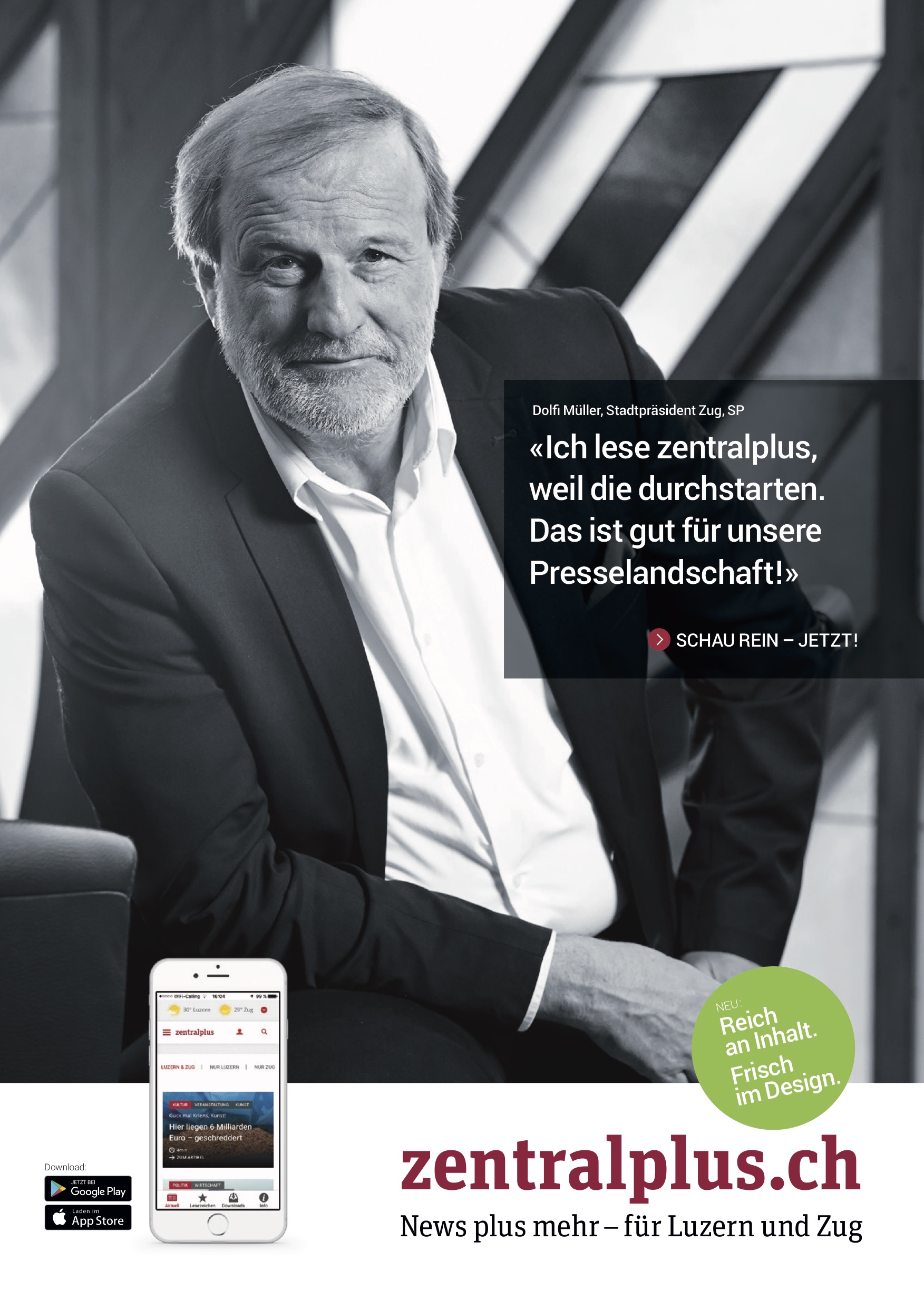 Dolfi Müller_zentralplus Testimonial