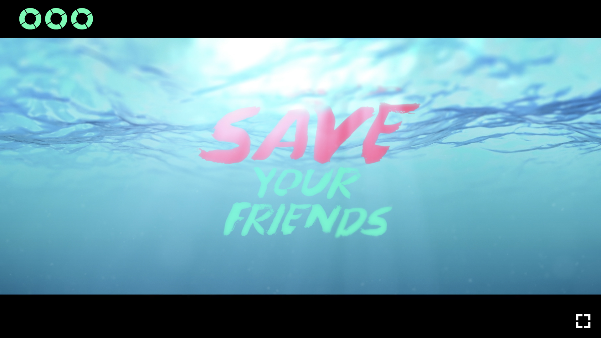 Logo SYF auf Wasser