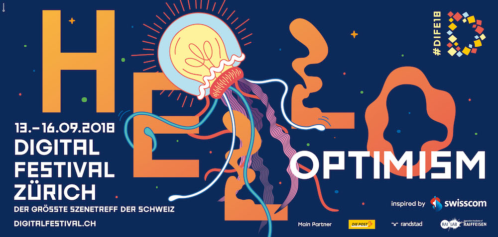 Plakat Digital Festival Zürich 2018