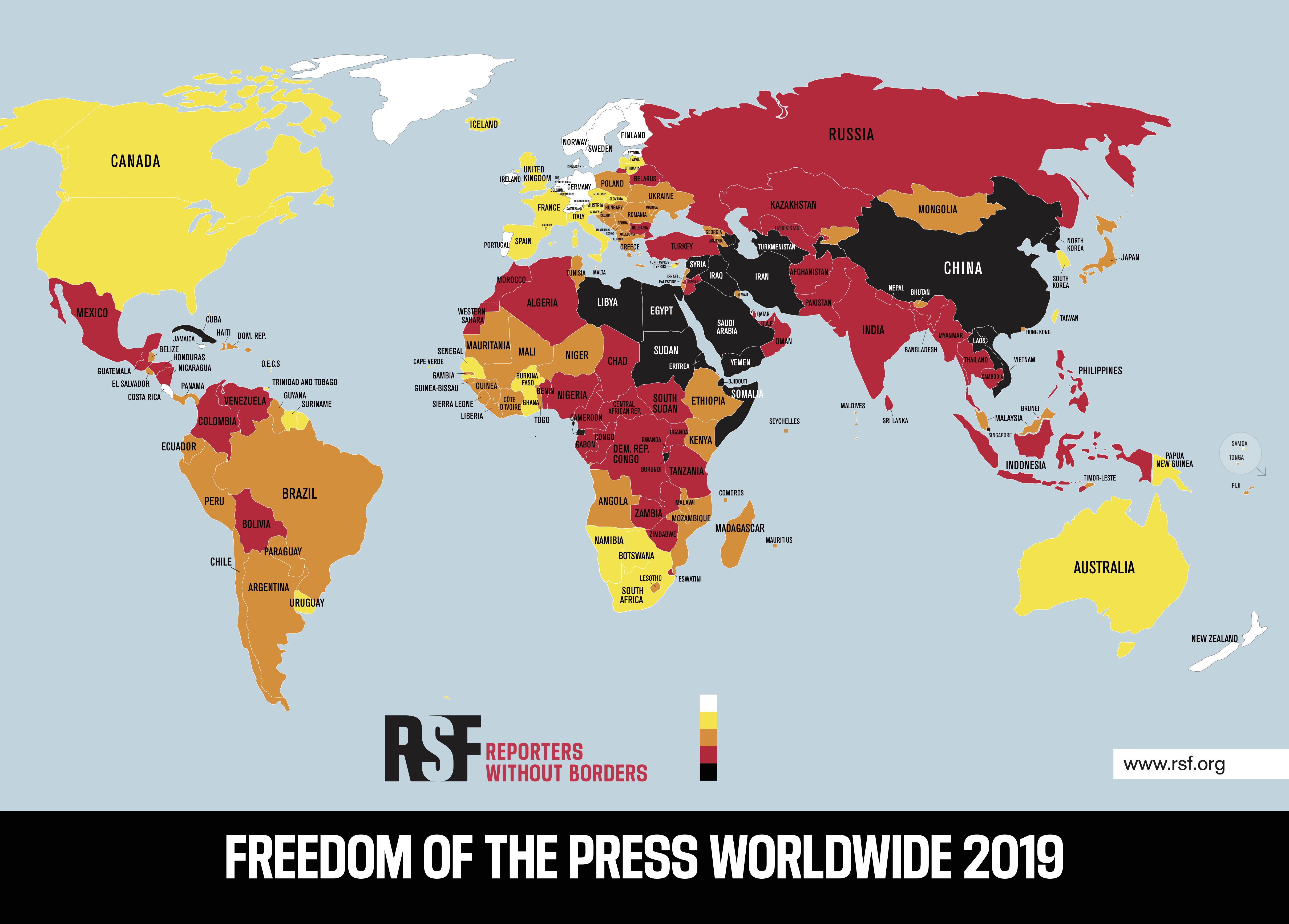 RSF-Rangliste2020_Karte