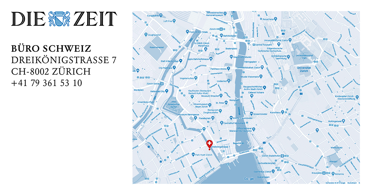 Zeit Lageplan