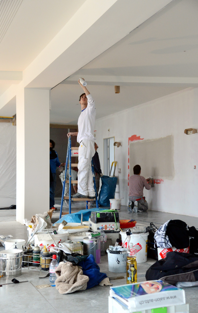 02_Maler an der Arbeit