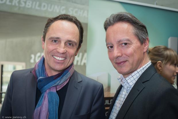 Manfred Strobl (CEO OMD Schweiz AG), Mike A. Weber (Head of Strategic Projects, Publigroupe S.A.)