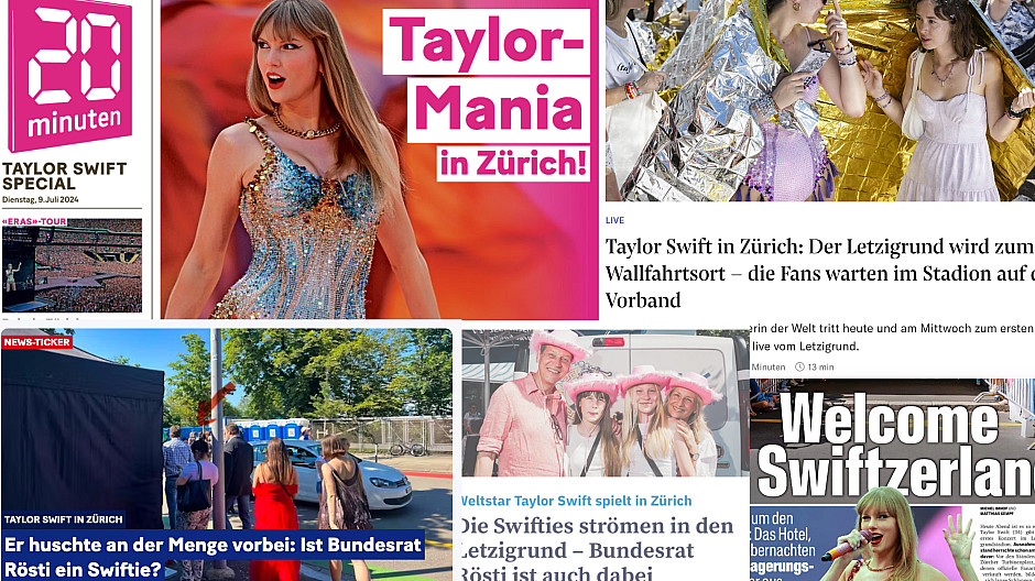 Total Ticker Taylor Swift: Ticker, Ticker, Ticker – totaler Taylor-Trubel - Medien